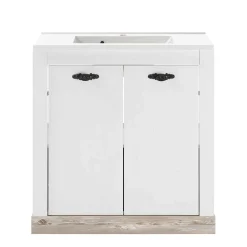 Waschtisch mit Sockelgestell & Waschbecken - Doules