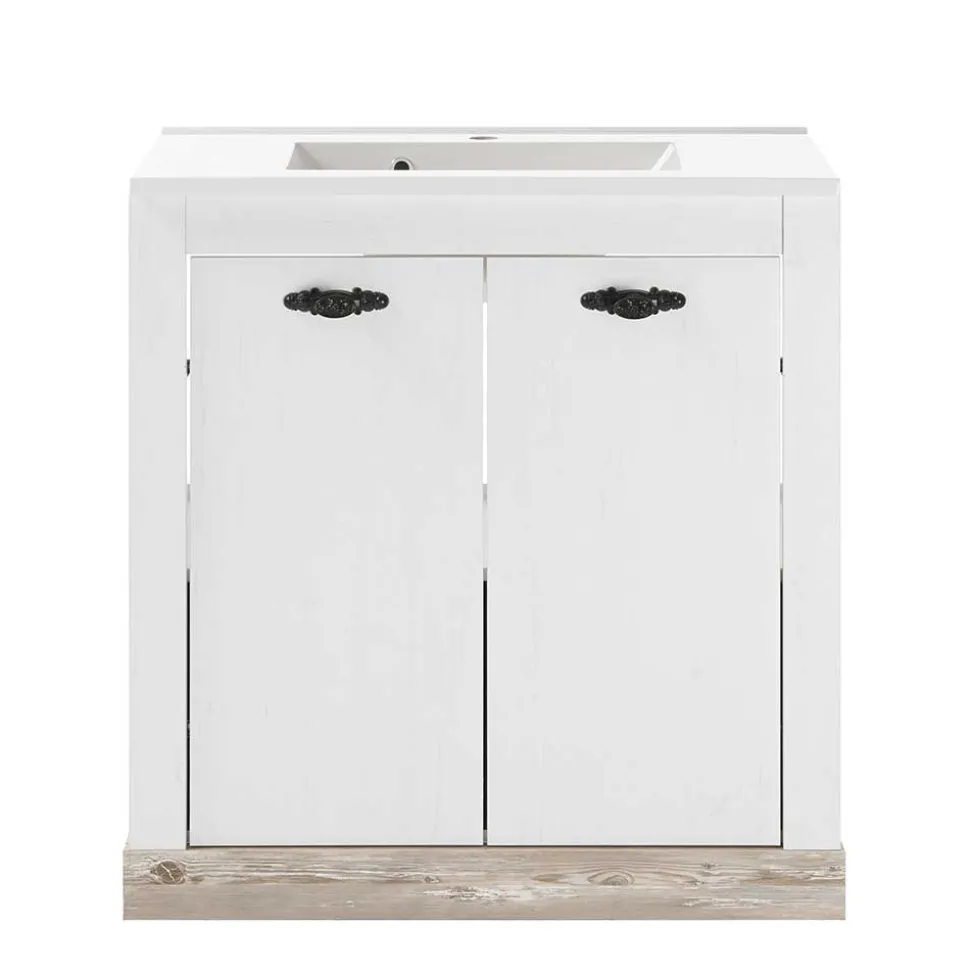 Waschtisch mit Sockelgestell & Waschbecken - Doules