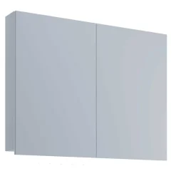 Waschtisch und Spiegelschrank in Weiß - Ipsum (zweiteilig)