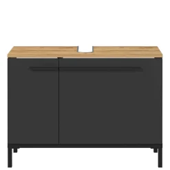 Waschtisch Unterschrank in Dunkelgrau - Lucrino