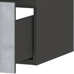 Waschtisch-Konsole in Silbergrau - Fiela