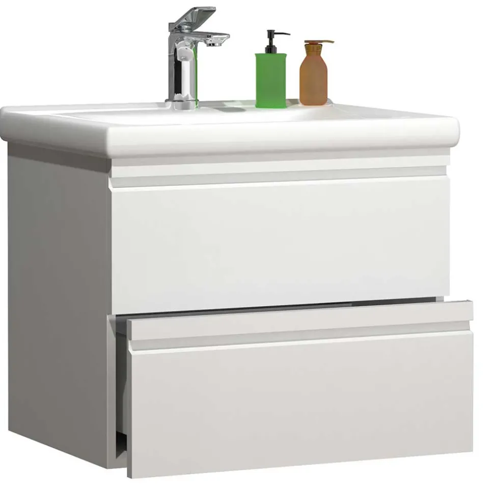 Waschtischkonsole in Weiß - Departo I