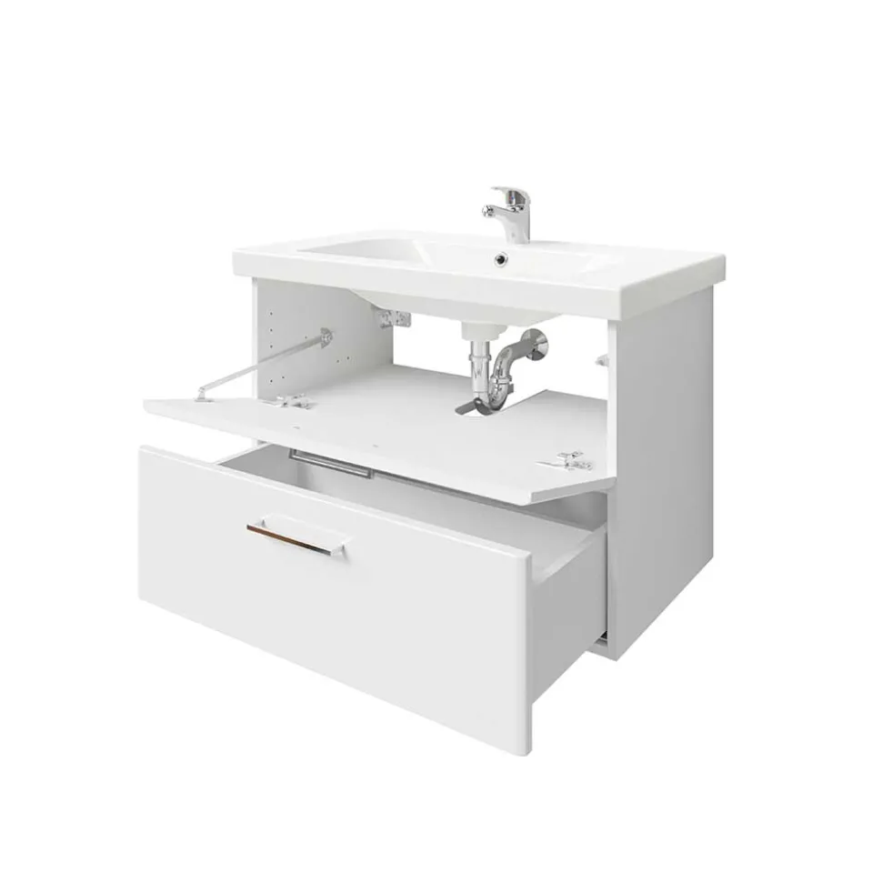 Waschtischkonsole in Weiß - Bahare