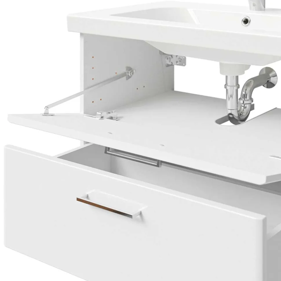 Waschtischkonsole in Weiß - Bahare