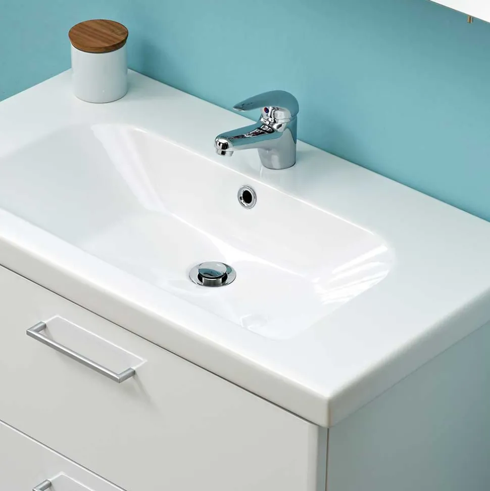 Waschtischkonsole in Weiß - Bahare