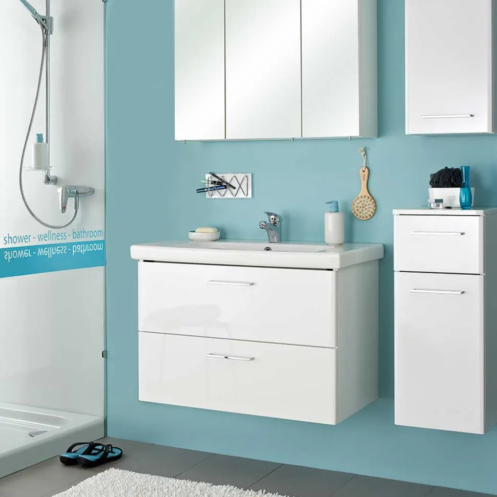 Waschtischkonsole in Weiß - Bahare