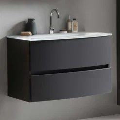 Waschtischkonsole mit Einlass-Waschbecken - Natarivos