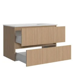 Waschtischkonsole mit Einlasswaschbecken - Vibulam