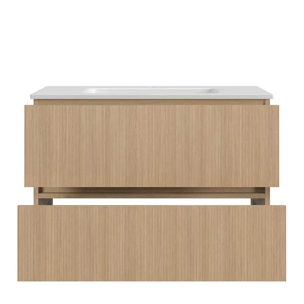 Waschtischkonsole mit Einlasswaschbecken - Vibulam