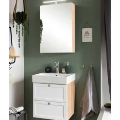 Waschtischkonsole mit Keramik-Aufsatzwaschbecken - Traciana