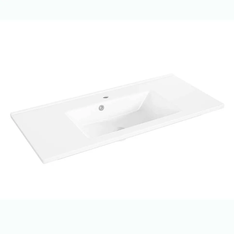 Waschtisch-Konsole mit Keramikbecken - Estateas