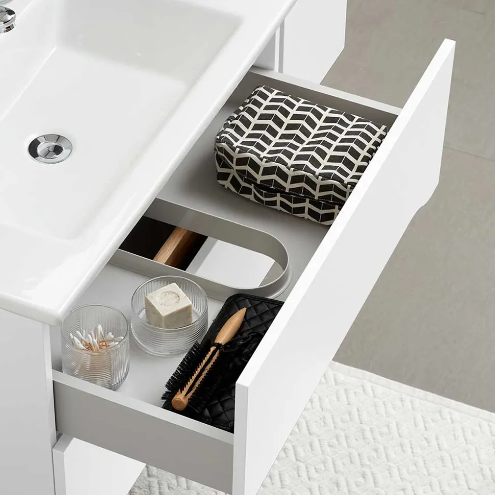 Waschtischkonsole mit LED Licht - Zenata