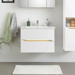 Waschtischkonsole mit LED Licht - Zenata