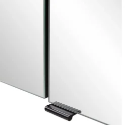 Waschtischkonsole mit Oberschrank Set - Crystoga (dreiteilig)