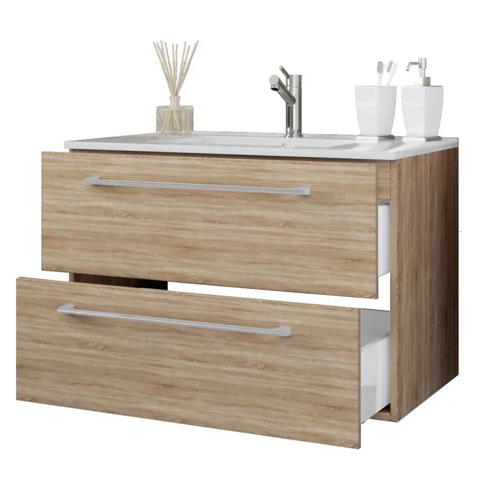 Waschtisch-Konsole mit Waschbecken - Caleena