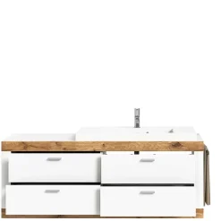 Waschtischkonsole mit Waschbecken und Handttuchhalter - Hihat