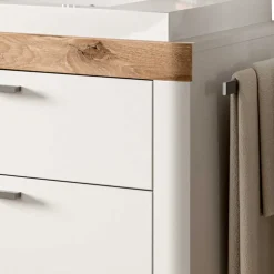 Waschtischkonsole mit Waschbecken und Handttuchhalter - Hihat