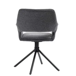 Webstoff Tischsessel drehbar - Lameiro (2er Set)