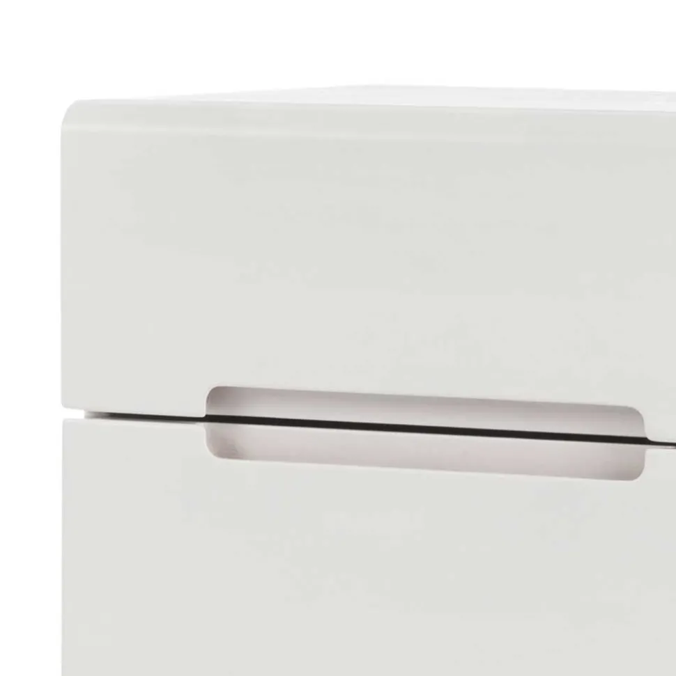 Weiß lackierte Nachtkommode Cantabria aus massiver Buche