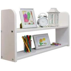 Weiß lackiertes Mädchen Etagenbett mit Bettkasten - Alcamo