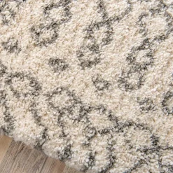 Weicher Hochflor Läufer Teppich gemustert - Zyrafete