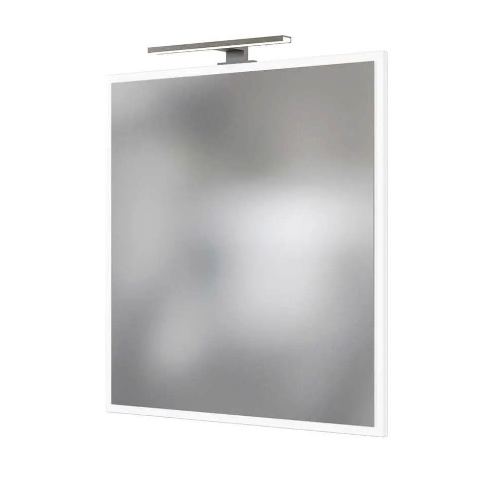 Weiße Bad Ausstattung mit LED - Livendas (fünfteilig)