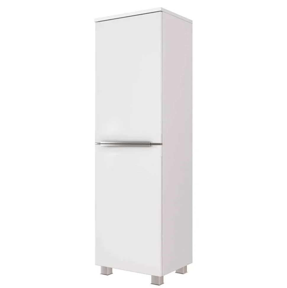 Weiße Bad Ausstattung mit LED - Livendas (fünfteilig)