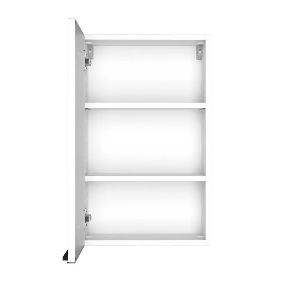 Weiße Bad Ausstattung mit LED - Livendas (fünfteilig)