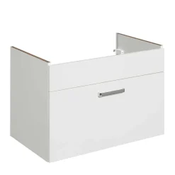 Weiße Badeinrichtung Möbelset - Ardin (vierteilig)