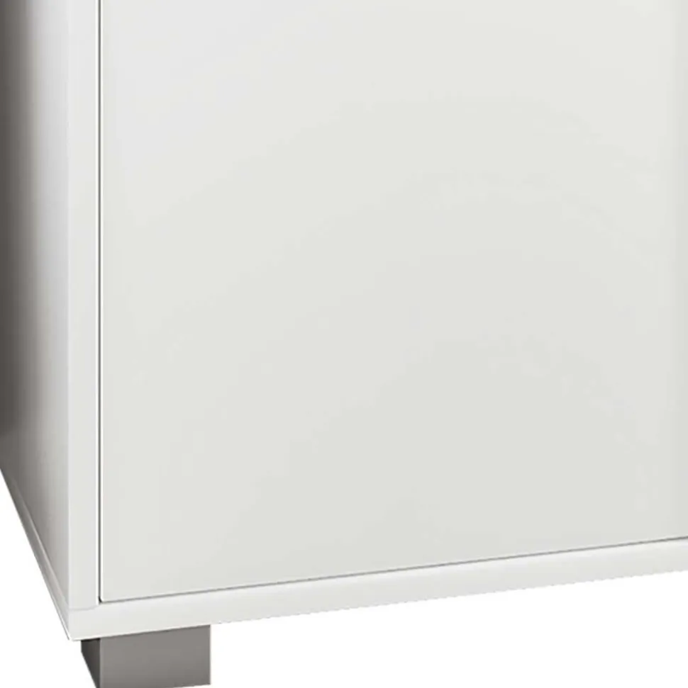 Weiße Badeinrichtung Set - Gransov (vierteilig)