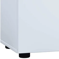 Weiße Badmöbel Kombination Set - Sua (vierteilig)