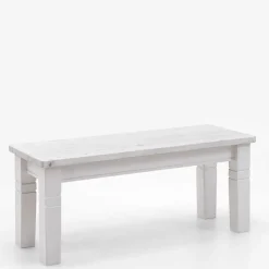 Weiße Esszimmerbank im Country Style - Veproma