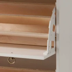 Weiße Flurmöbel im Landhausstil - Vesrav (dreiteilig)