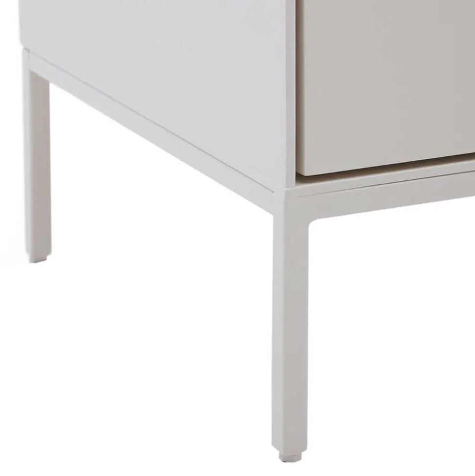 Weiße Hochkommode mit Bodenfreiheit - Dresconio