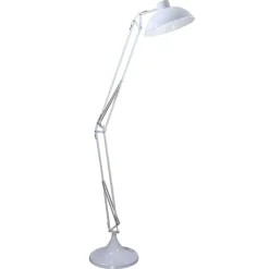 Weiße Stehlampe im modernen Retrostil - Pulse