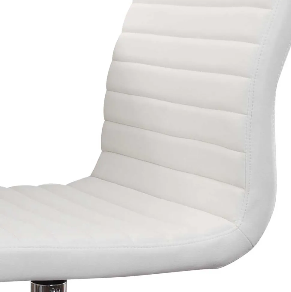 Weiße Stühle drehbar - Basel (4er Set)