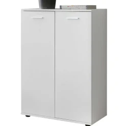 Weiße Türen Kommode 104 cm hoch - Luan