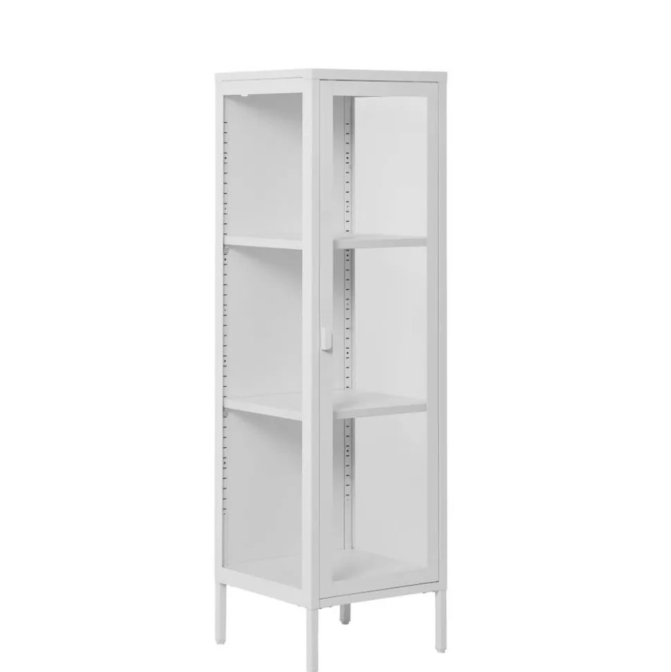 Weiße Vitrine aus Stahl - Sancrez