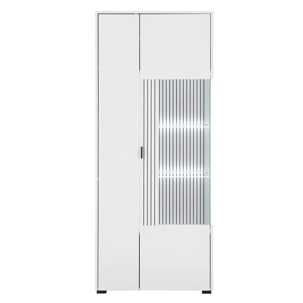 Weiße Vitrine fürs Wohnzimmer - Dualkos