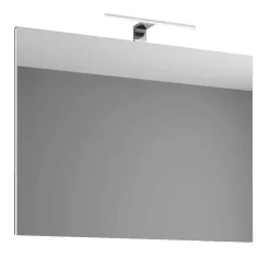 Weiße Waschtischkonsole & Spiegel - Ipsum (zweiteilig)