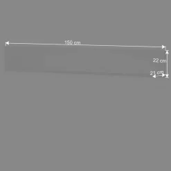 Weiße Wohnzimmerschränke & Wandboard im Set - Dualkos (vierteilig)