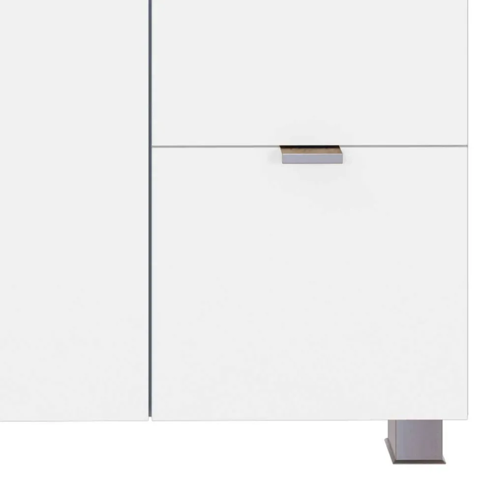 Weißer Bad Unterschrank für Waschbecken - Jendrics