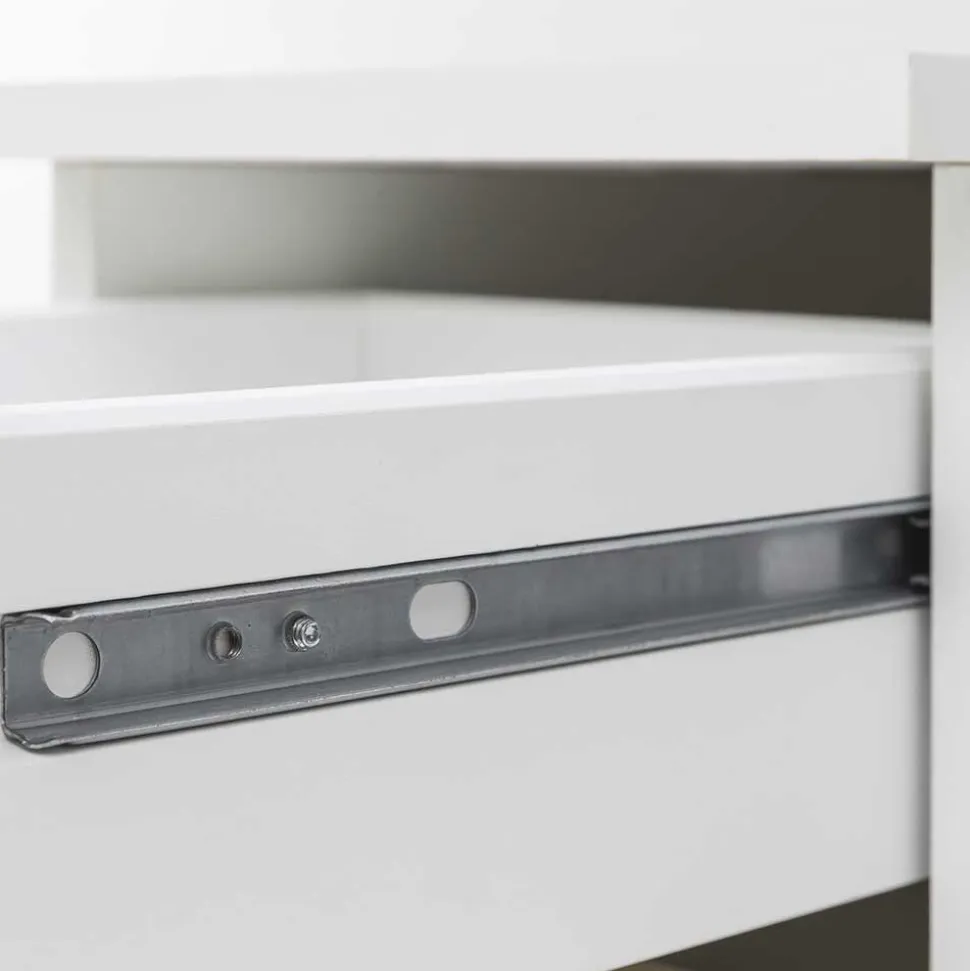 Weißer Bad Unterschrank für Waschbecken - Jendrics