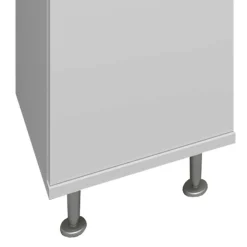 Weißer Badezimmer Hochschrank 30x185x31 cm - Huanga