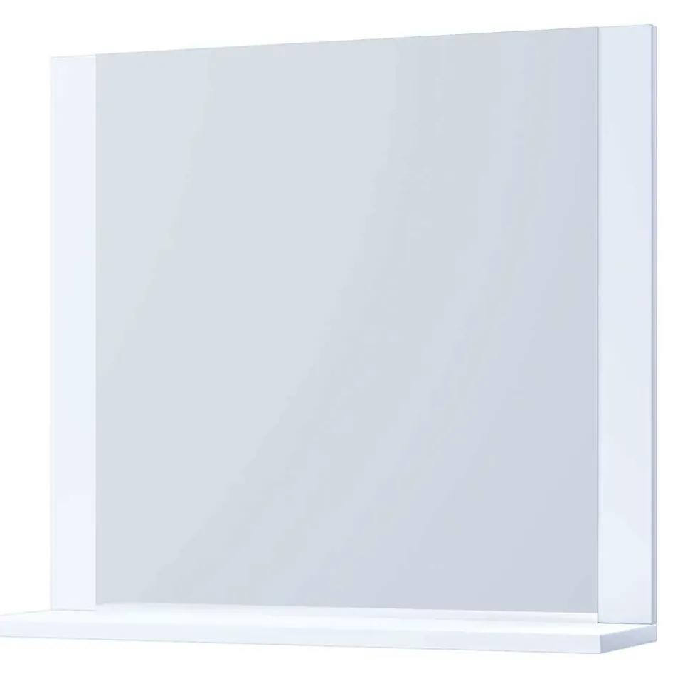 Weißer Badezimmerspiegel mit Ablage - Hillary