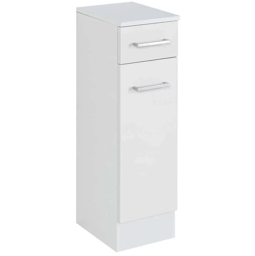 Weißer Badschrank mit Sockel Fuß - Skiranov I