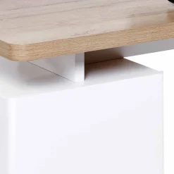 Weißer Computer-Schreibtisch Aragon mit viel Stauraum