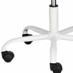 Weißer Drehstuhl mit Kunstleder Schalensitz - Chiloena