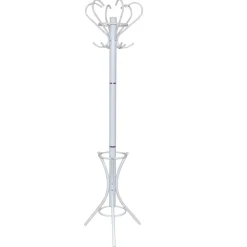 Weißer Garderobenständer aus Metall - Laxela