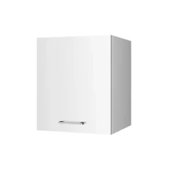 Weißer Küche Oberschrank in Hochglanz - Cuneo